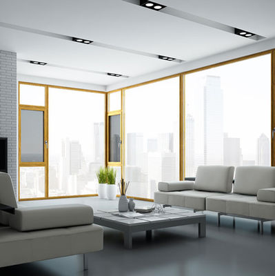 Narrow Frame Aluminium Casement Window With Sinking Drainage Design