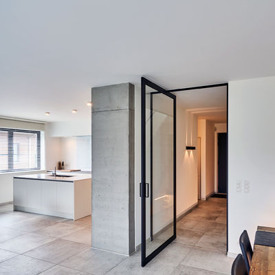 Fireproof Aluminium Pivot Doors , Anti Static Pivoting Wall System