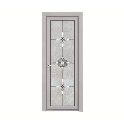 Electrophoresis Aluminum Bathroom Doors Casement With Stainless Steel Mesh