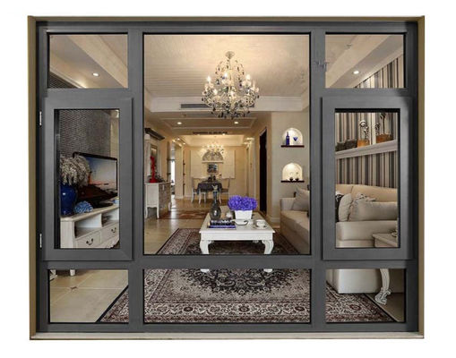 Thermal Aluminium Tilt And Turn Windows Internal Inverted With Screen