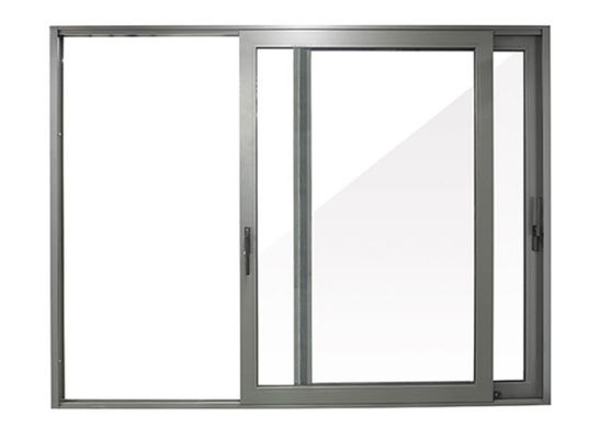 Waterproof Double Glazed Aluminium Sliding Doors Powder Coated