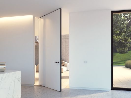 Luxury Villa Aluminum Pivot Doors , Pivoting Walls Environmental Integrated
