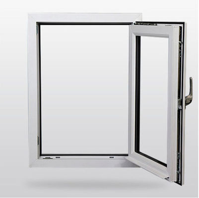 Wood Grain Thermal Break Aluminium Windows , Casement Window With Screen