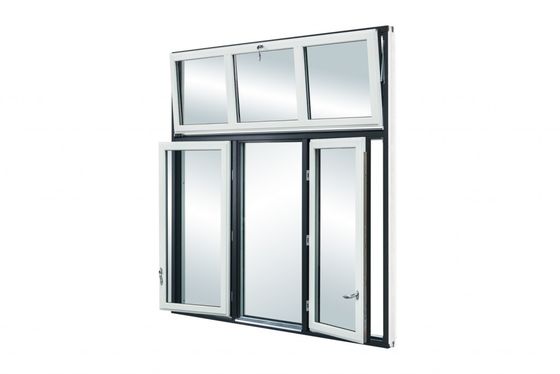 ODM Aluminium Swing Window Matt Black With Fiberglass Flyscreen