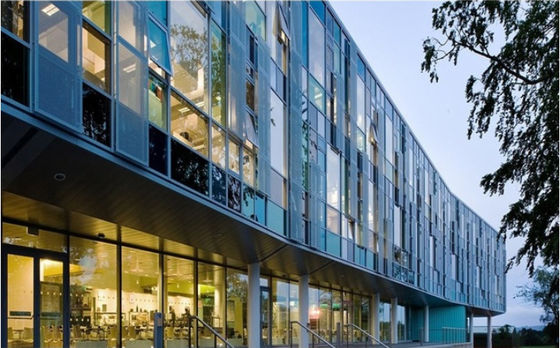 Unitized Aluminium Curtain Wall Systems Modern Facade Design For Commercial Mall