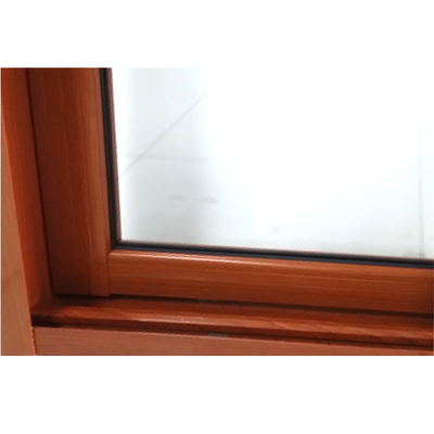 1.5mm Thickness Aluminium Sliding Windows High Security Impact Glass Casement Window