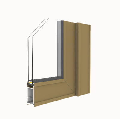 Unilateral Outsourcing Art Glass Aluminum Bathroom Doors without pattern