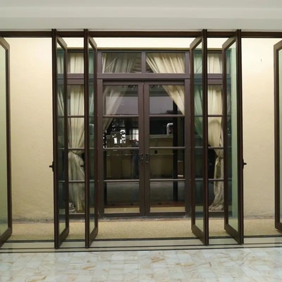 Custom 1.5mm Aluminium Pivot Doors 360 Degree Swing And Slide