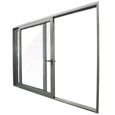 Waterproof Aluminium Two/Three Track Sliding Windows Narrow Side Anodized With Subhead Subsills